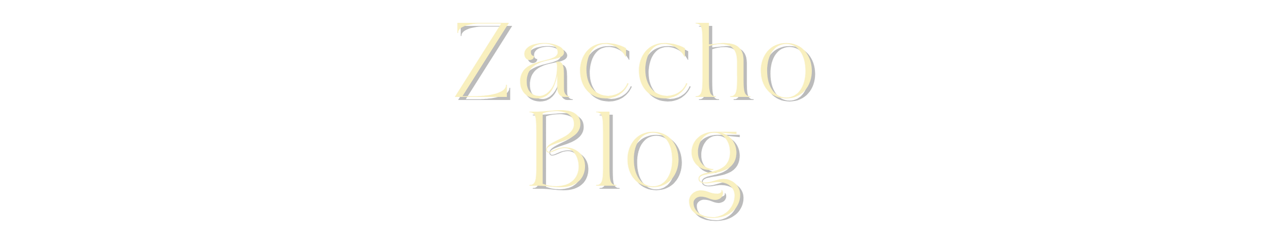 Zaccho Blog